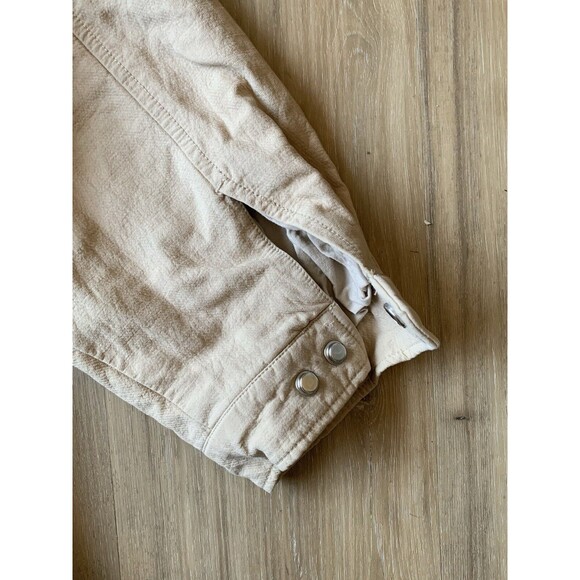 H&M Women's SMALL 4-Pocket Zip Button Tie-Waist Casual Jacket Utility Outdoor - Picture 6 of 12